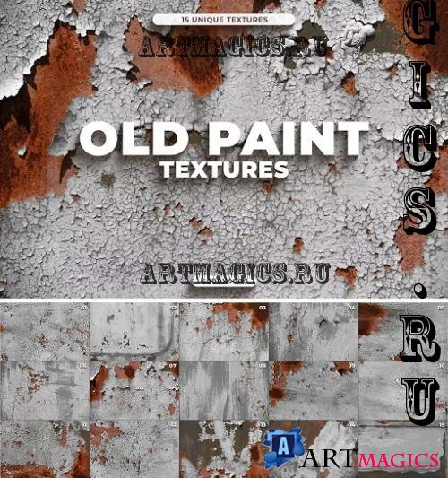 15 Old Paint Textures - MRF2RQC