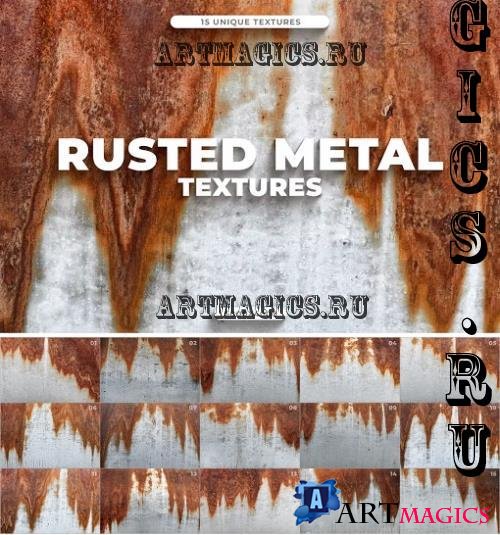 15 Rusted Metal Textures - M4HCHD9