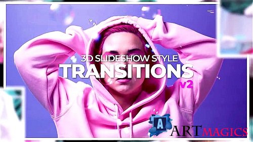 3D Slideshow Style Transitions V2 1108240 - Premiere Pro Presets