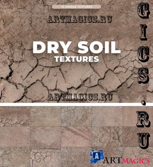 15 Dry Soil Textures - ZF6L5WZ