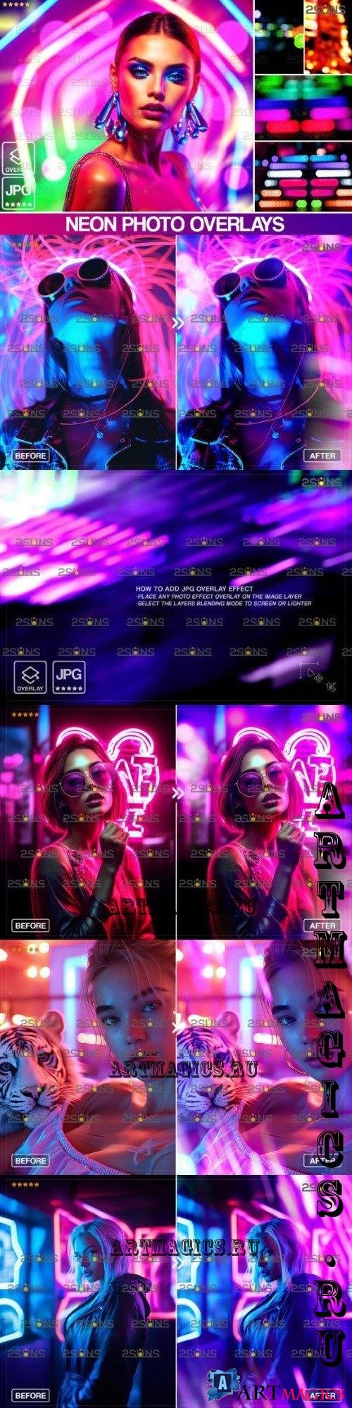 Neon photoshop overlays Bokeh Vol 03 - 280254728