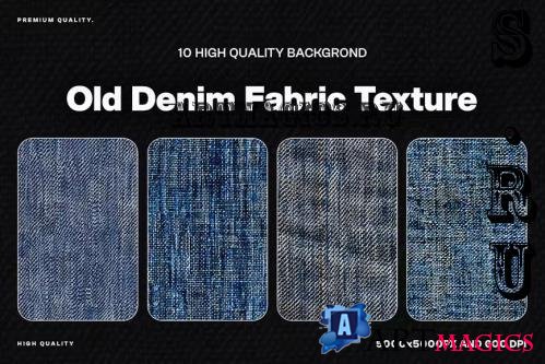 Old Denim Fabric Texture - K4FS9QS