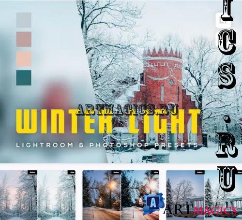 6 Winter Light Lightroom and Photshop Presets - 6U94GRN