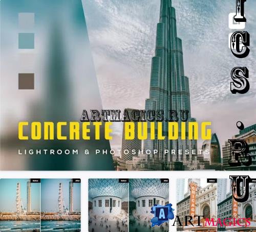 6 Concrete Building Lightroom Presets - AXBFX3L