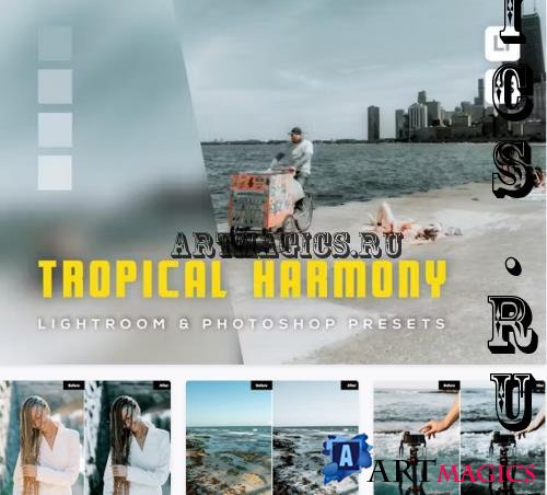 6 Tropical Harmony Lightroom and Photoshop Presets - XPAZ68Y