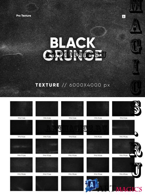 25 Black Grunge Texture HQ - 278872022