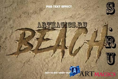 Beach Editable Text Effect - 3AT9HF6