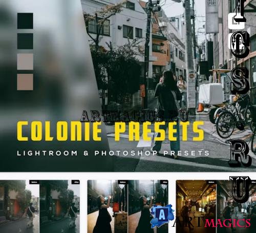 6 Colonie Presets Lightroom and Photoshop Presets - 9AC73VK