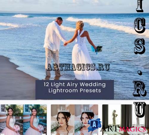 12 Light Airy Wedding Lightroom Presets - 53BECAX