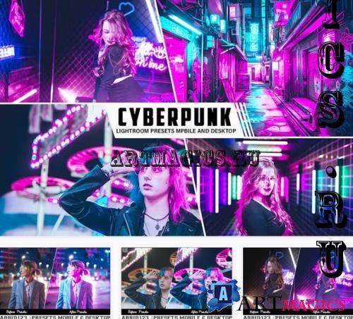 Cyberpunk Lightroom Presets Mobile And Desktop - XZWSQ2X