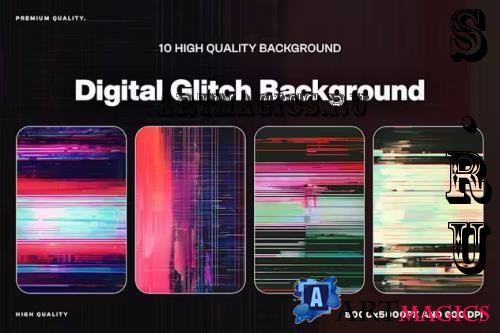 10 Digital Glitch Background - 76XTCAK