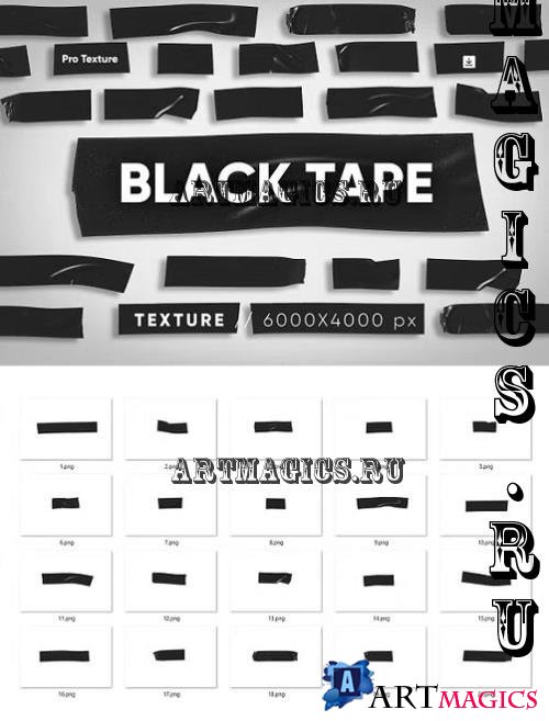 20 Black Tape Texture HQ - 281675251 - 33HS5CW