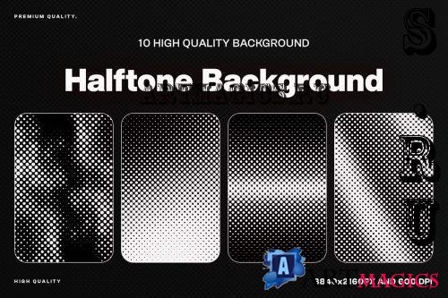 10 Dotted Halftone Background Textures - SNEKTES