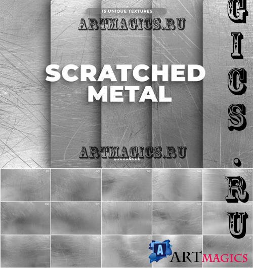 15 Scratched Metal Textures - DNEQHUW