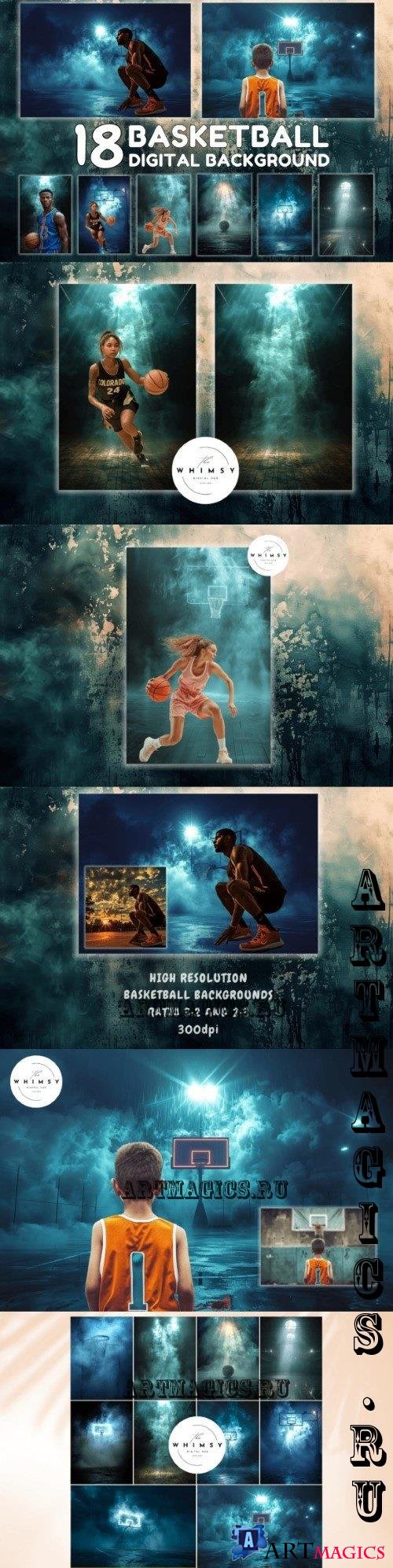 Basketball Backdrops Sport Backgrounds