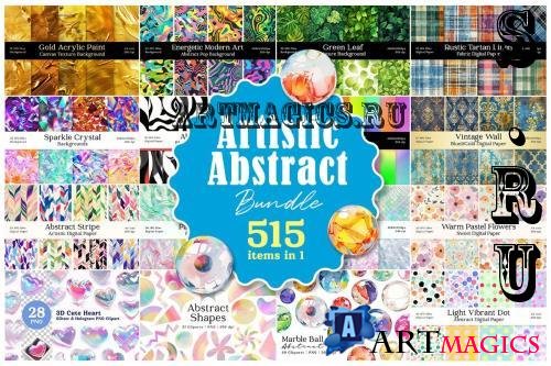 Artistic Abstracts Bundle - 20 Premium Graphics