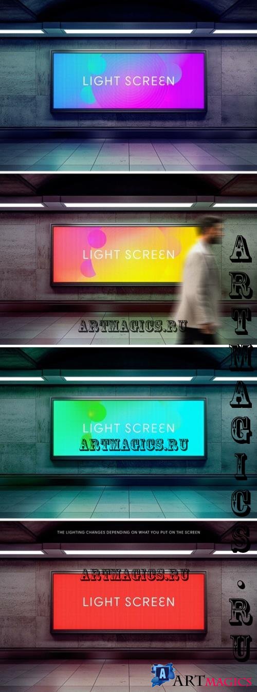 LED Screen Mockup - 280949388