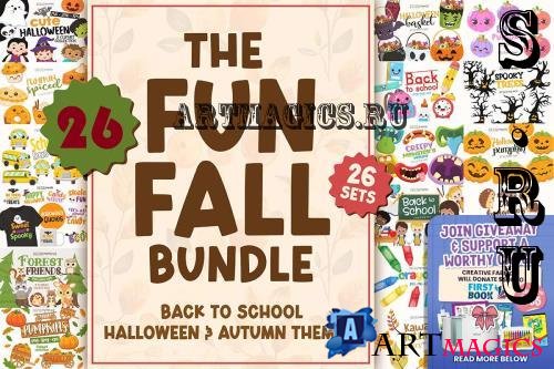 The Fun Fall Bundle - 26 Premium Graphics