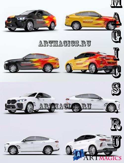 BMW X6 Car Mockup 3BHPMCE