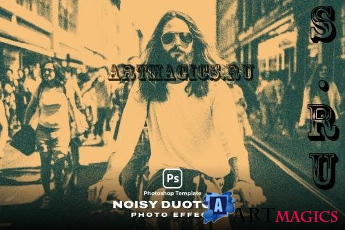 Noisy Duotone Photo Effect - NHGWLJN