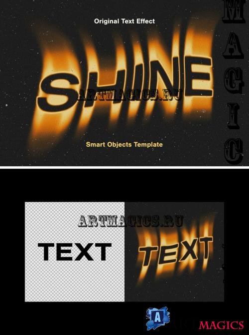 Fiery Liquid Text Effect - 280526323