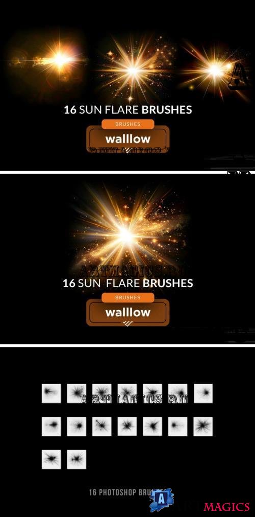 Magical Sun Flare Photoshop brushes - 92545506 - N9F74XU