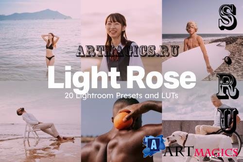 20 Light Rose Lightroom Presets LUTs - 282735479