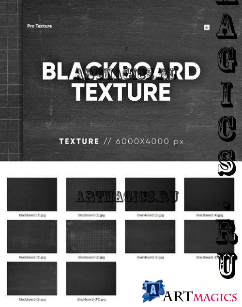 10 Blackboard Texture HQ - 280030494