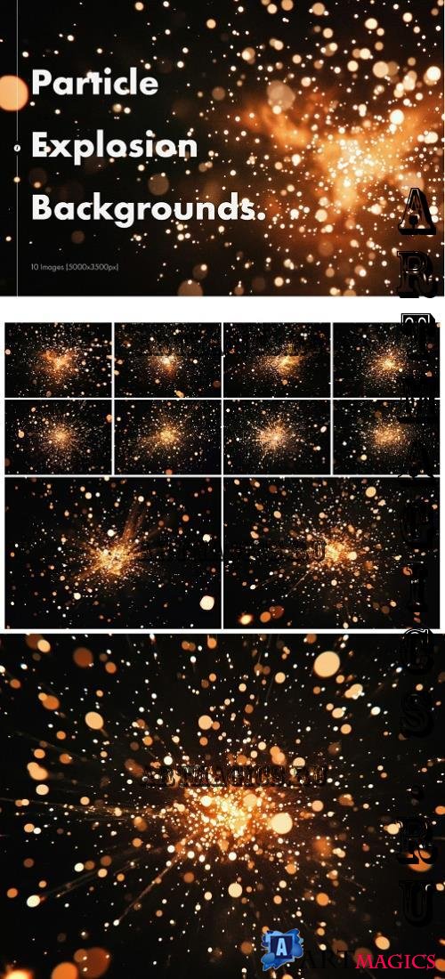 Particle Explosion Backgrounds - 5Y9LZ9K