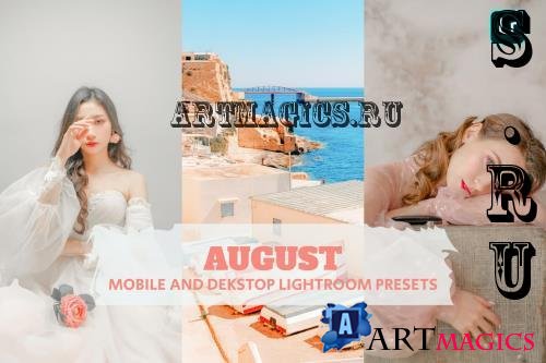 August Lightroom Presets Dekstop and Mobile - KA3KGD4