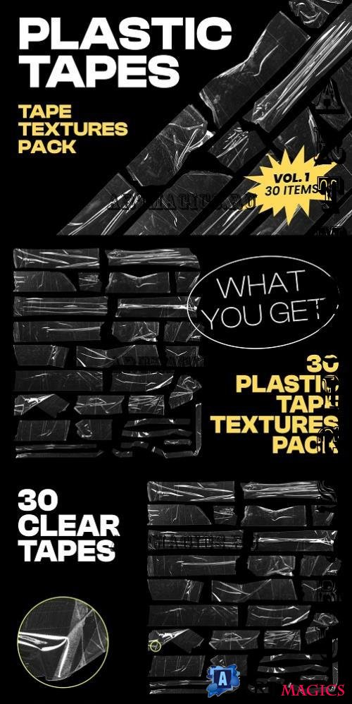 Plastic Tapes Vol.1 - 30 Textures Pack - CXSC7BA