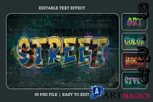 Graffiti Style Editable Text Effect Set UFF8RRT