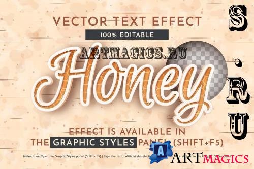 Honey Editable Text Effect - 279953084