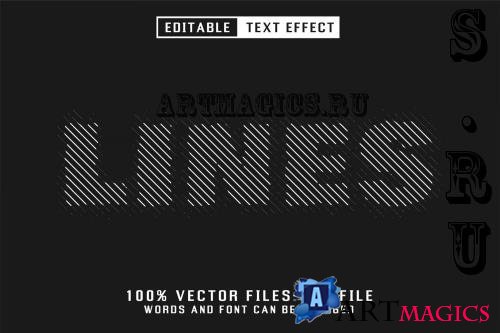 Lines Editable Text Effect - 7XCTXEW