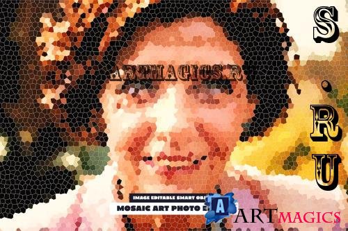 Mosaic Art Photo Effect - 284340440