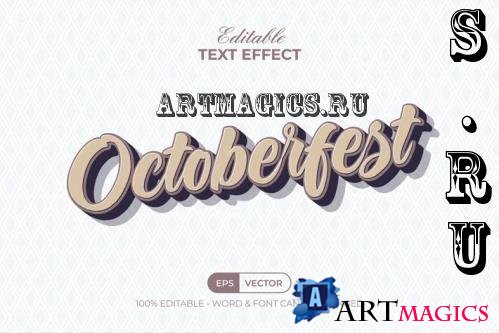 Octoberfest Text Effect 3D Style - 284668005