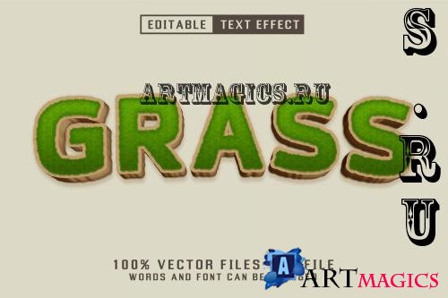 Grass Editable Text Effect - CMV46NG