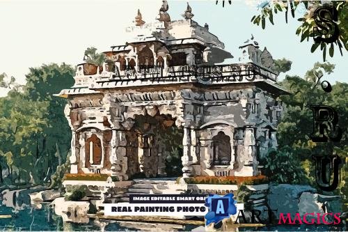 Real Painting Photo Effect - 284340488