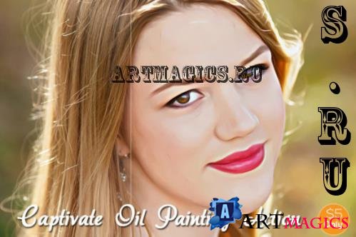 Captivate Oil Painting Action - 449454