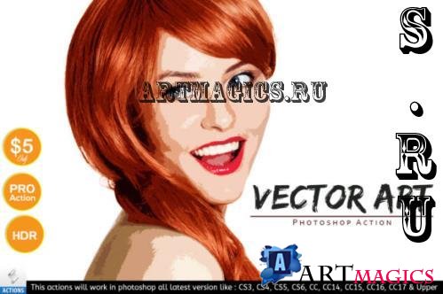 Vector Art - Photoshop Action - 1634312