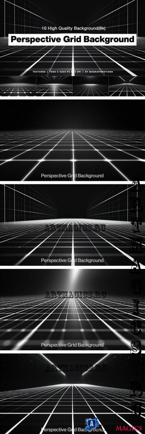 Perspective Grid Background - YPW9L2A