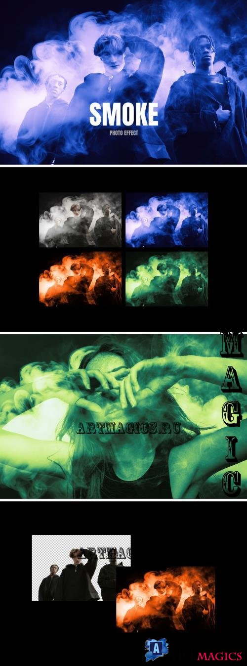 Smoke Photo Effect