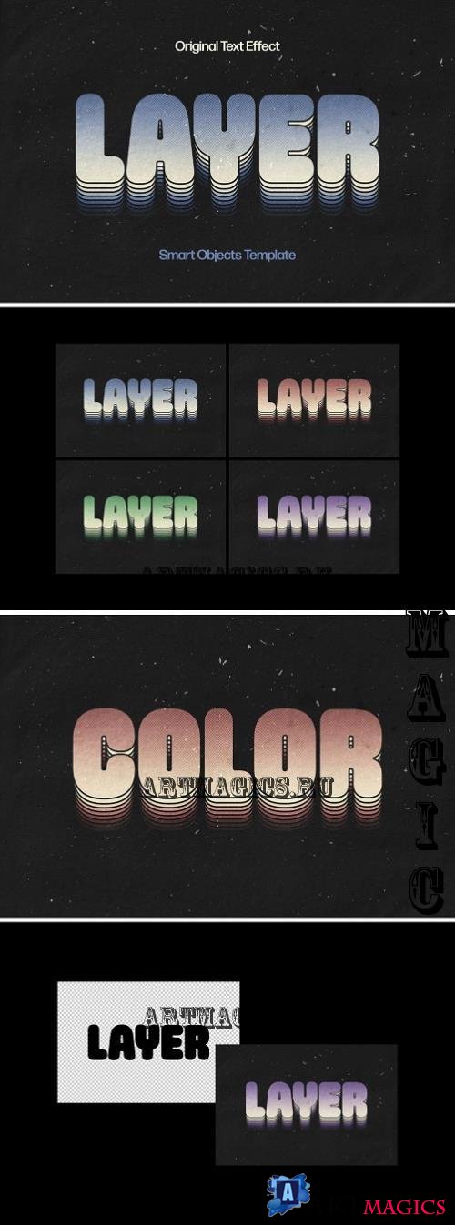 Layered Text Effect - 285414038