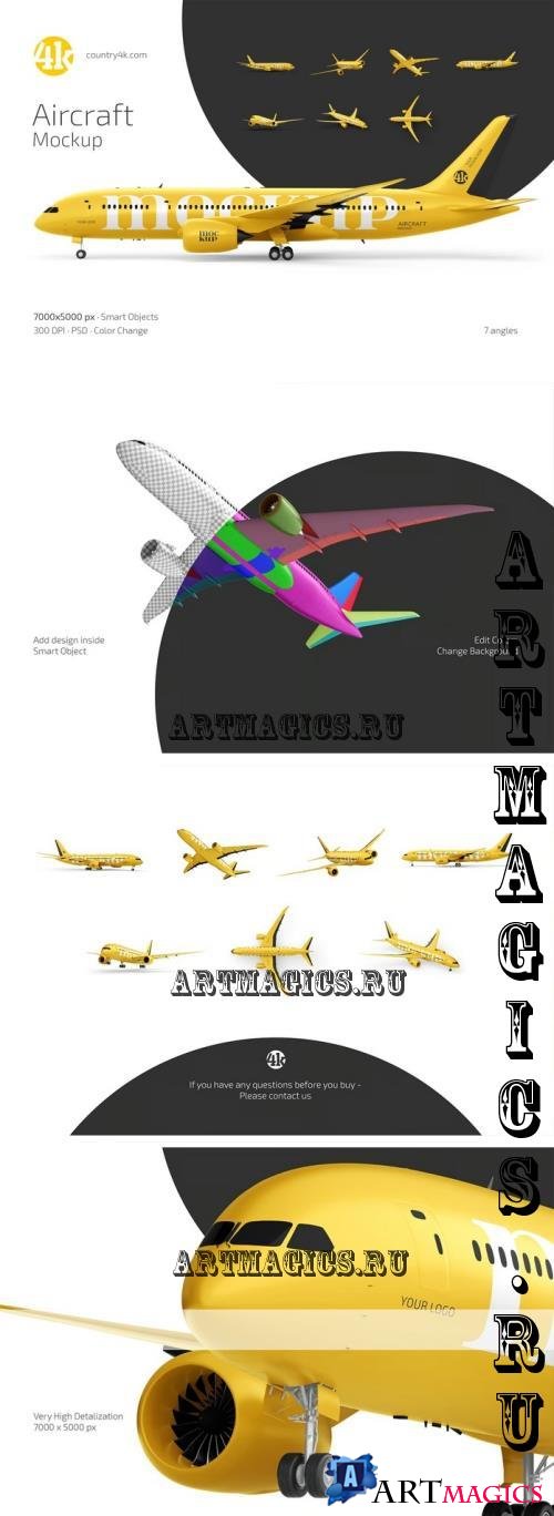 Aircraft Mockup Set - 285519555