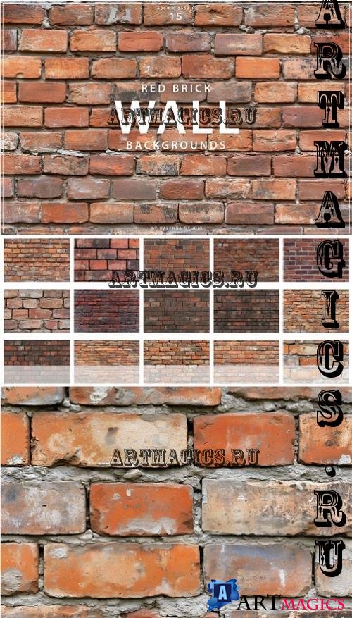 Red Brick Wall Backgrounds - TWTKD29