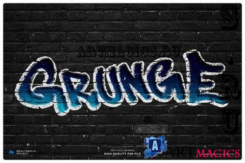 Grunge Graffiti Text Effect - NKU56GX