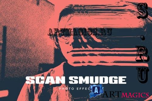 Scanner Smudge PSD Photo Effect - 7EQN6HV