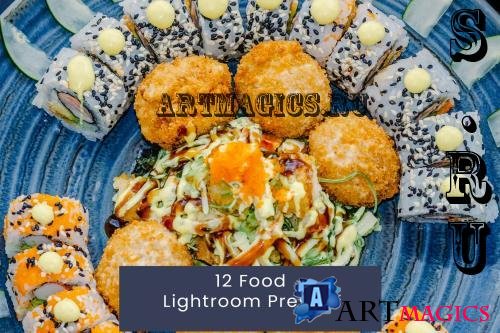 12 Food Lightroom Presets BGHKCG6