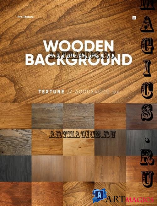 20 Wooden Backgrounds - DHETELY