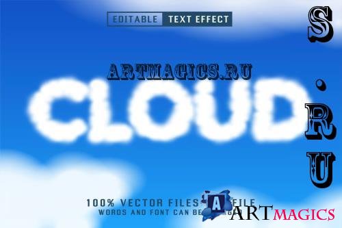 Cloud Editable Text Effect - Q44X3RQ